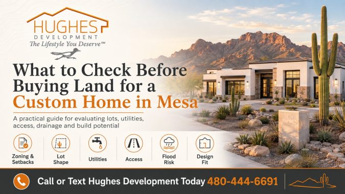 What to Check Before Buying Land for a Custom Home in Mesa